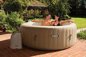 👨👩👧👦 Whirlpools für Familien & Gruppen – Intex Pure Spa Deluxe aufblasbarer 4-Personen-Whirlpool, komplett eingerichtet