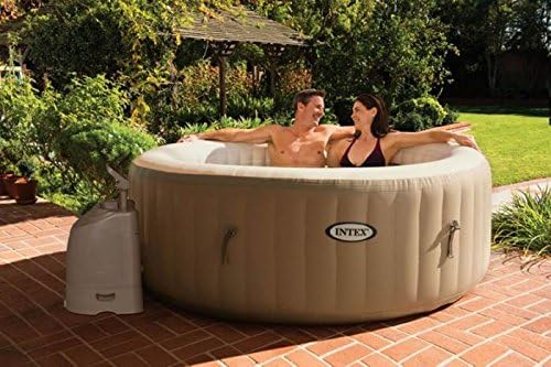 👨👩👧👦 Whirlpools für Familien & Gruppen – Intex Pure Spa Deluxe aufblasbarer 4-Personen-Whirlpool, komplett eingerichtet