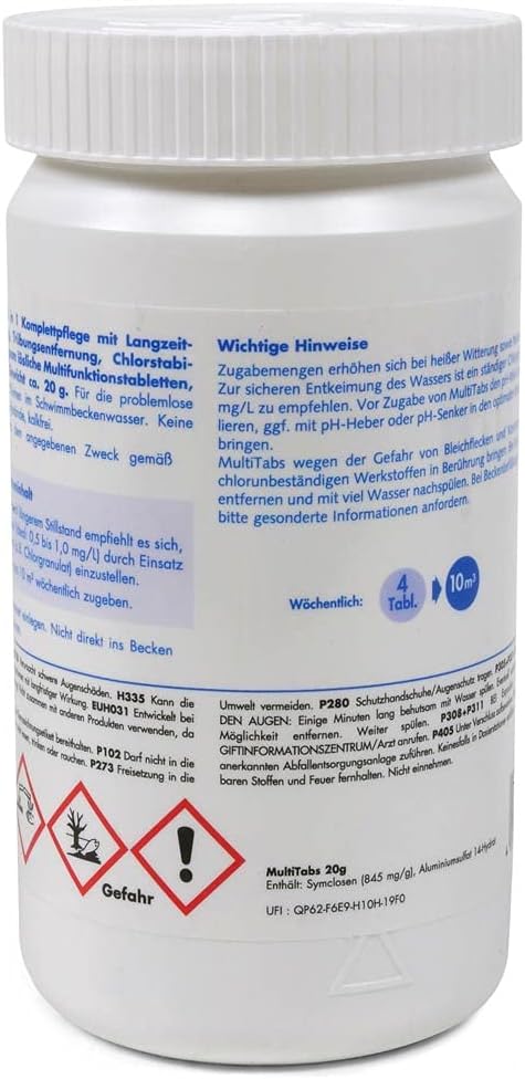 🧼 Zubehör & Pflege – Cristal Multitabs Chlorine with Dispenser & Thermometer - Complete Set for Whirlpool & Pool - Water Care 5-in-1 - Practical & Effective – Bild 6