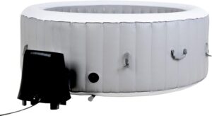 👨‍👩‍👧‍👦 Whirlpools für Familien & Gruppen – NEU NEU BENEOSPA_4P_Grey_Grey Tragbarer aufblasbarer Whirlpool für 4 Personen