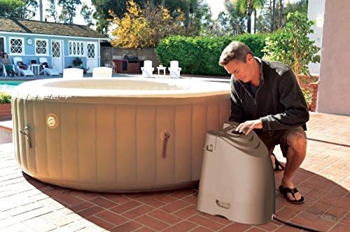 👨👩👧👦 Whirlpools für Familien & Gruppen – Intex Pure Spa Deluxe aufblasbarer 4-Personen-Whirlpool, komplett eingerichtet – Bild 2