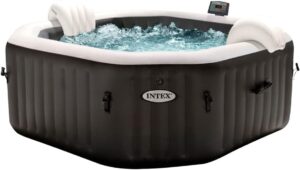 👨👩👧👦 Whirlpools für Familien & Gruppen – Intex 79IN X79IN X28IN Purespa Jet und Bubble Deluxe Set