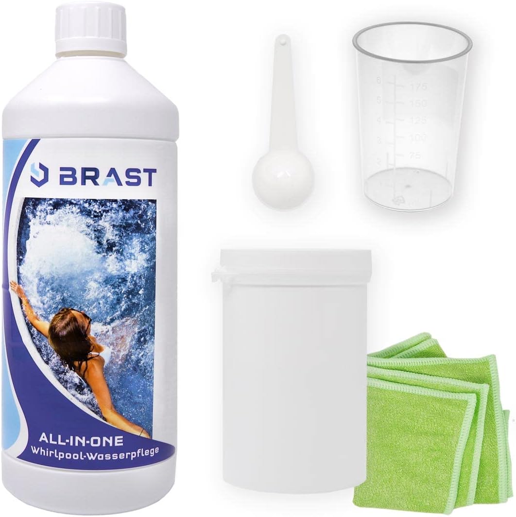 🧼 Zubehör & Pflege – BRAST® All in One Water Care Set 5-Piece for Pool Beginners with Detailed German Instructions Made in Europe