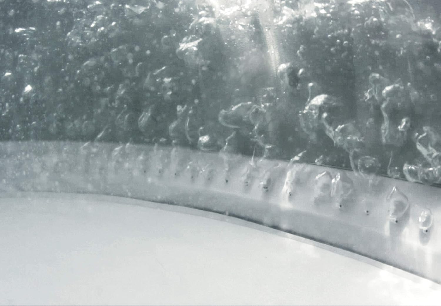 👨👩👧👦 Whirlpools für Familien & Gruppen – Intex Simple Spa 28482 Aufblasbarer Whirlpool, 4 Personen, 100 Düsen, Heizung, Grau, Durchmesser 196 x 66 cm – Bild 5