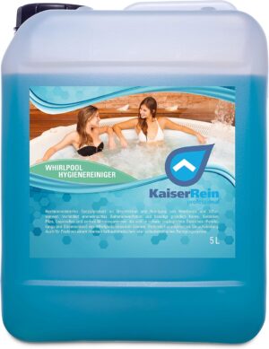 🧼 Zubehör & Pflege – KaiserRein Whirlpool Disinfectant 5L without Chlorine - Reliable Water Care and Cleaning for Whirlpools, Pools, Whirlpool Cleaner Disinfectant, Whirlpool Cleaner, Pool Cleaner