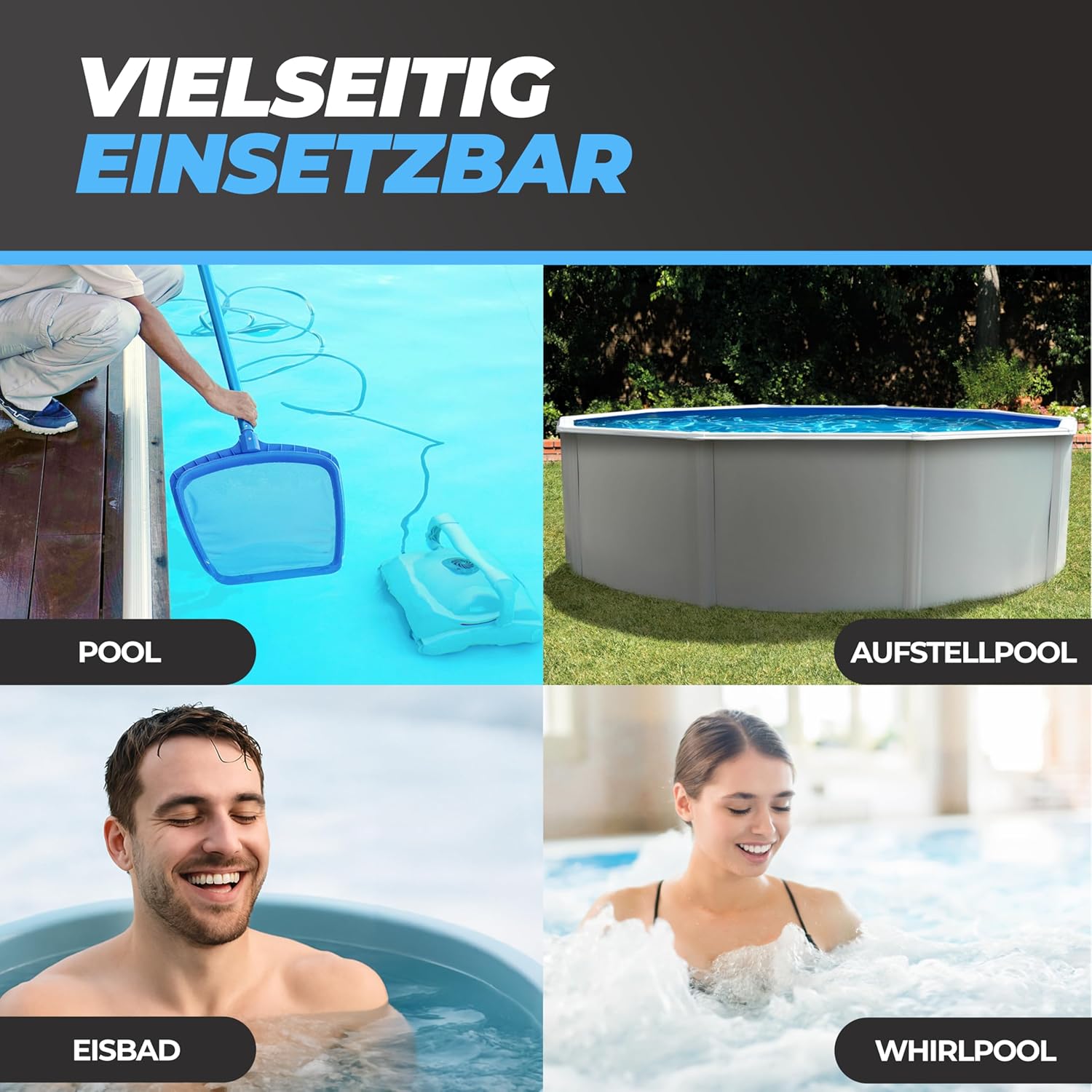 🧼 Zubehör & Pflege – Ice Bath Water Care - Keeps Water Clear & Hygienic, Ideal for Ice Bin, Pools & Paddling Pools, Long-Lasting Freshness with Just One Tube (up to 6 Months) Ice Bathing Accessories (500 ml) – Bild 4