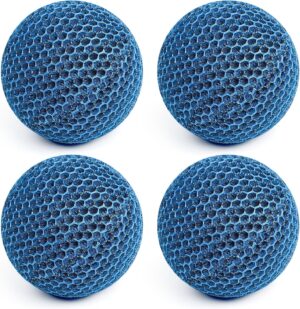 🎯 Whirlpool Gadgets – Pack of 4 Whirlpool Foam Absorber, Oil Absorbing Sponge Skimmer Balls, Hot Tub Scum Absorber, Floating Filter, Reusable Spa and Pool Cleaner, Hot Tub, Pool Accessories Cleaning