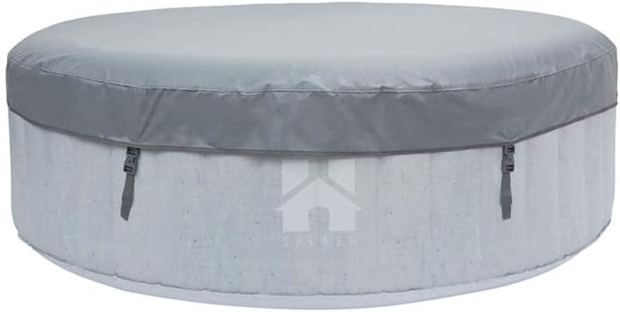 ⭐ Luxus Whirlpools – Aufblasbarer Whirlpool St. Moritz Splash – Betongrau – Luxus-Spa-Pool für 6 Personen – 130 Düsen, 40 °C Heizung, Terrasse und Garten – Bild 6