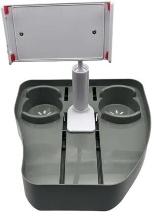 🧊 Whirlpools für Balkon & Terrasse – Badewannenablage, Tischtablett für den Außenbereich, Whirlpool-Tablett, Telefon-Getränkehalter für Badezimmer, Badewanne, Spa, Poolside, Strand, Balkon im Freien, für Badezimmer und Zuhause (grau)