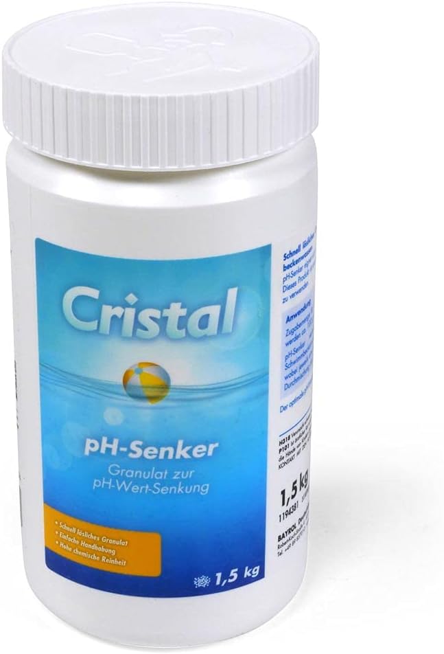 🧼 Zubehör & Pflege – Cristal pH Minus Granules 1.5 kg – Effective pH Reduction for Hot Tubs & Spas – Easy Dosage – Highly Effective & Quick Dissolving – Bild 3