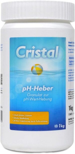 🧼 Zubehör & Pflege – Cristal pH-Plus Granules 1 kg - Reliable pH Increase for Hot Tubs & Spas - Easy to Use - Highly Effective & Quick Dissolving
