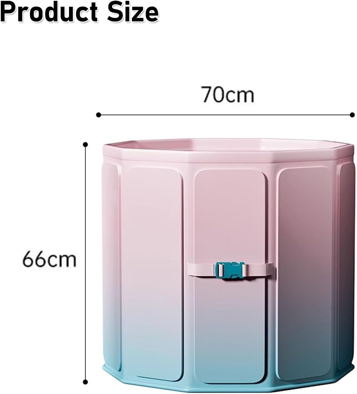 🧊 Whirlpools für Balkon & Terrasse – Faltbare Badewanne für Erwachsene, schnelle Montage, freistehende Badewanne für Badezimmer, Dusche und Balkon, kompaktes Badezimmer für Zuhause, Wohnmobil – Bild 7