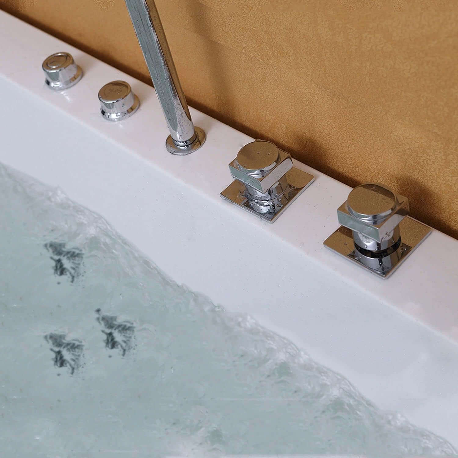 ⭐ Luxus Whirlpools – Luxuriöses LED-Whirlpool-Badewannen-Set 170 x 75 cm + Hydrojet-Eck-Whirlpool, Modell 2024 – Bild 8