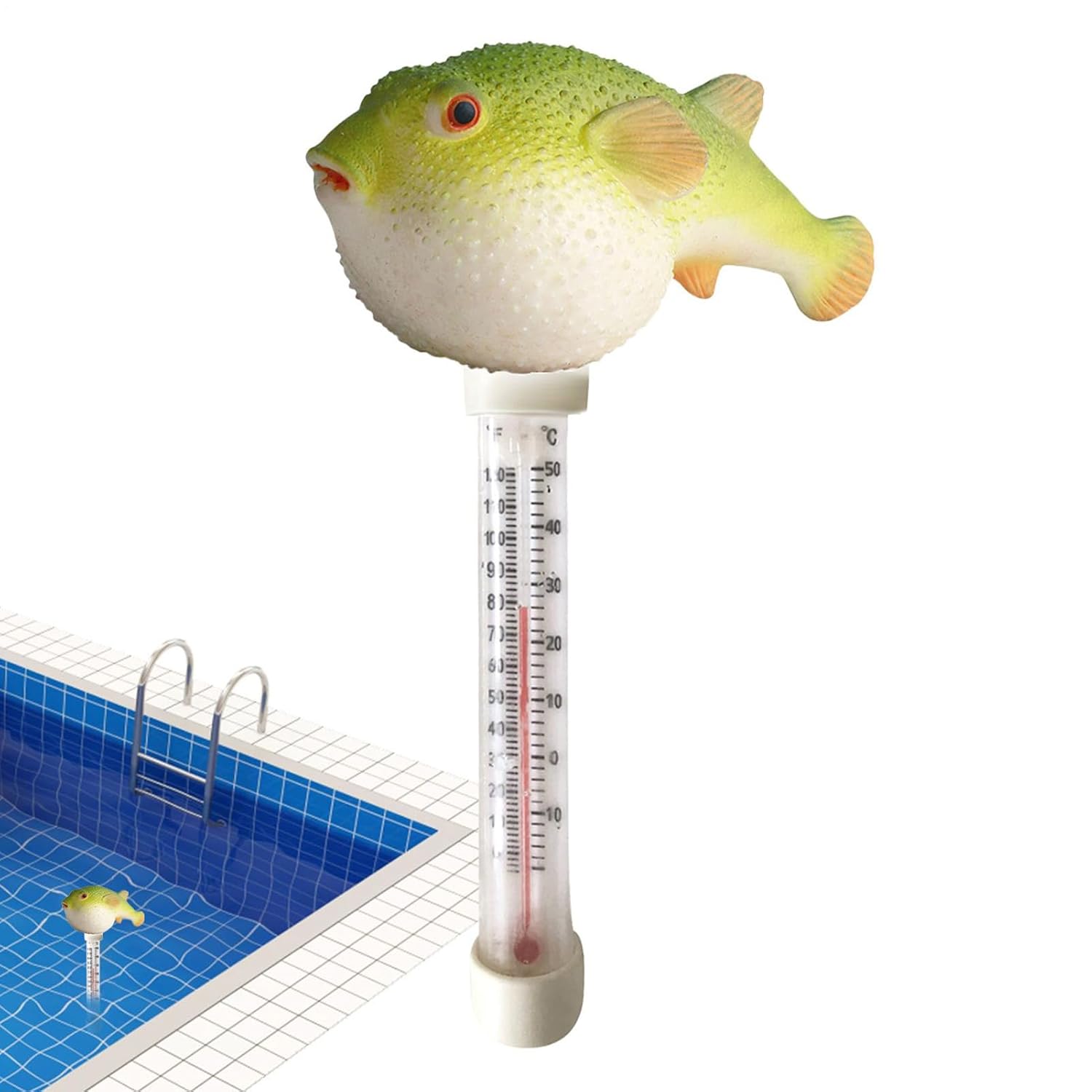 👨👩👧👦 Whirlpools für Familien & Gruppen – Wasserthermometer – Haustier-Thermometer, Whirlpool, Pool-Zubehör, großes Thermometer für Zuhause, Teich, drinnen, draußen, Spa, heiße Quelle, Baden für die Familie – Bild 6