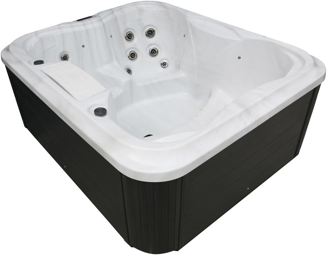 👨👩👧👦 Whirlpools für Familien & Gruppen – Jet-Line® Outdoor Spa Villa Felicia, 2150 x 1800 x 820 mm, 4 Personen, Balboa- oder Gecko-Markentechnologie, LED-Unterwasserbeleuchtung, 27 Düsen – Bild 8