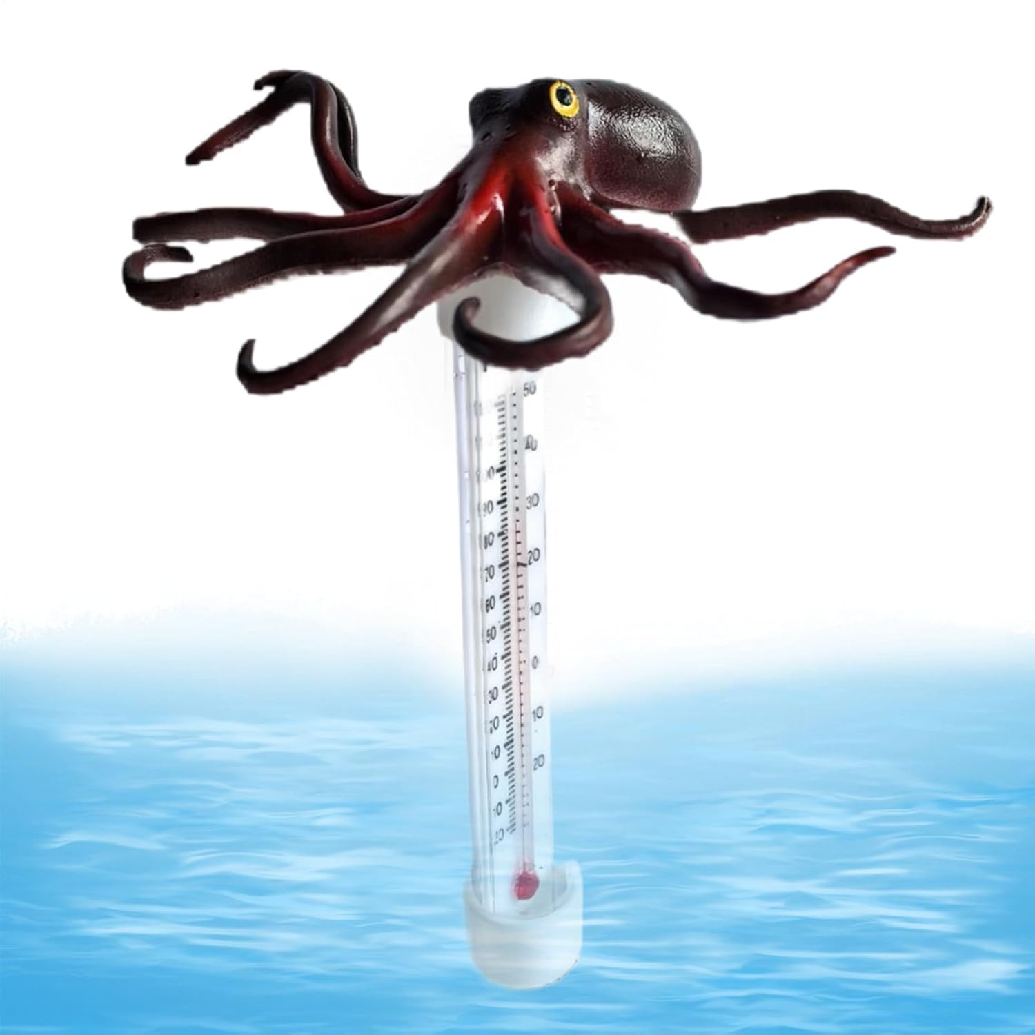 👨👩👧👦 Whirlpools für Familien & Gruppen – Thermometer | Thermometer mit Tieren, Whirlpools, großes Thermometer für Poolzubehör, Zuhause, drinnen und draußen, Spa, Thermalbad, Familie, Seebadewanne – Bild 7