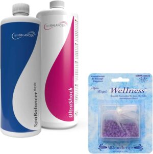 🧼 Zubehör & Pflege – SpaBalancer Chlorine-Free Water Treatment for Whirlpool, Ultra Shock Disinfectant and Aroma Beads