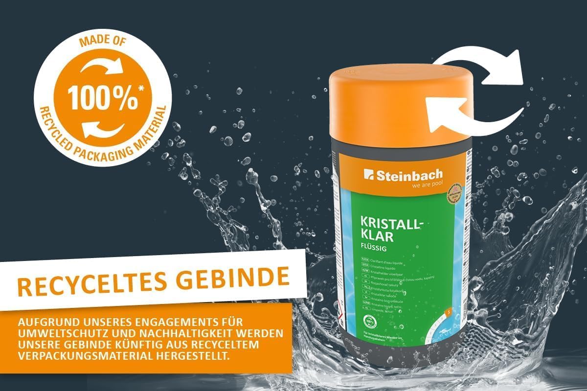 🧼 Zubehör & Pflege – STEINBACH Water Care Starter Set, Pool Chlorine Starter Set for Beginners, Mini Multitabs, Crystal Clear, Dosing Float, Test Kit, pH Lowering & Chlorine Granules, Pool Accessory Set for Beginners – Bild 7