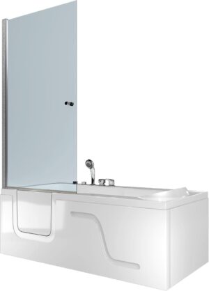 ⭐ Luxus Whirlpools  – Whirlpool S17D-EH-WP-R-EC Kombi-Duschkabine mit Tür
