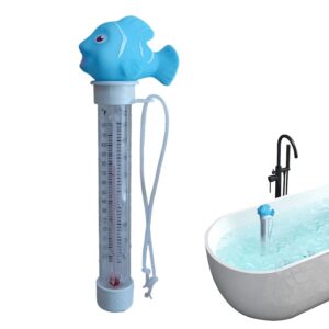 👨‍👩‍👧‍👦 Whirlpools für Familien & Gruppen – Schwimmendes Pool-Thermometer – Wassertemperatur-Thermometer | Whirlpool-Thermometer | Genauer Tester für die Außen- und Innendusche von Familien zu Hause