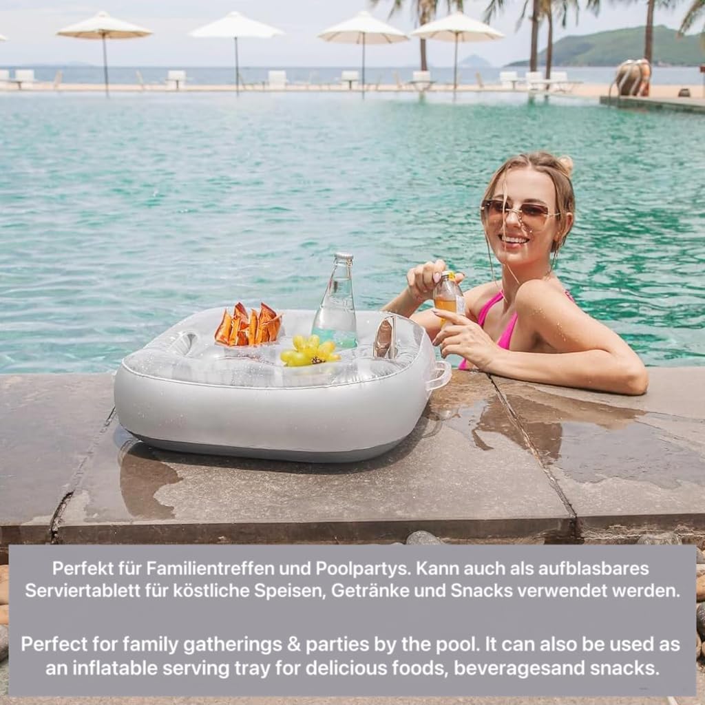 🎯 Whirlpool Gadgets – Floating Drink Holder, Pool and Hot Tub Accessories, Upgraded Design for Pool Fun, Party, Hot Tub – Bild 5