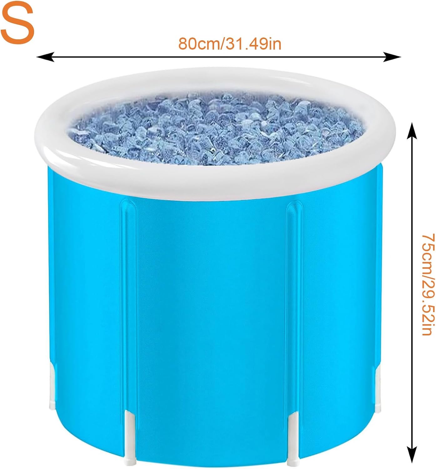 👨👩👧👦 Whirlpools für Familien & Gruppen – Tragbare Badewanne, separate Spa-Badewanne mit Heizung, große Badewanne, wasserdichte Badewanne, für Reisen, Camping, Garten, Hof, Zuhause, Strand, Familie – Bild 6
