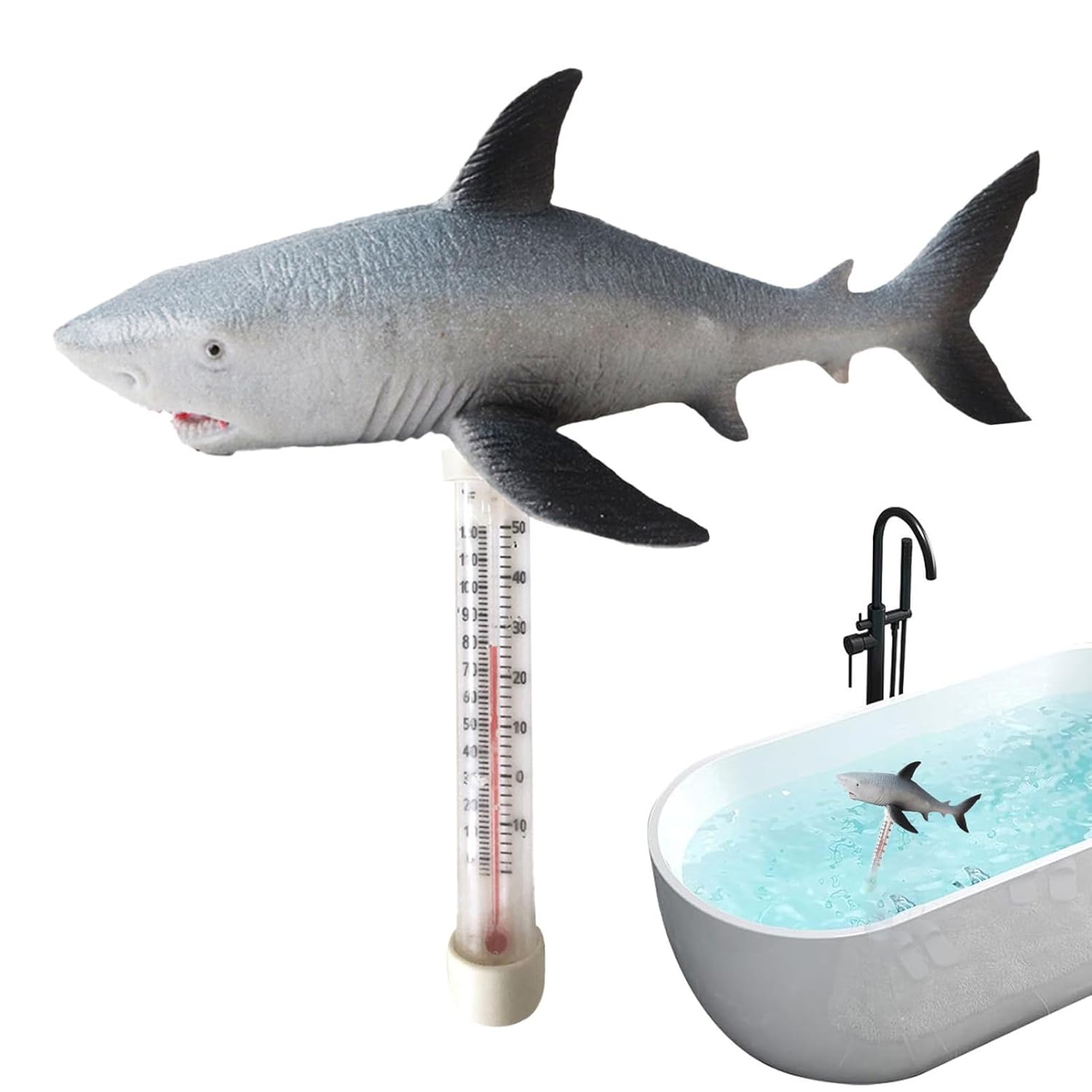 👨👩👧👦 Whirlpools für Familien & Gruppen – Wasserthermometer | Badethermometer mit Tiermotiv, Thermometer für Pool, Spa, Dusche, See, Outdoor, Indoor, Familie, Whirlpools, Naturpools – Bild 6