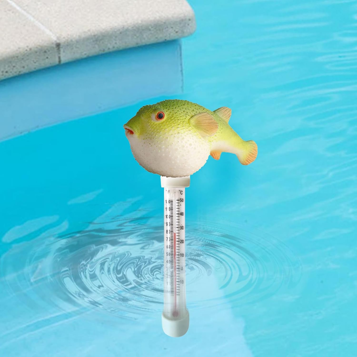 👨👩👧👦 Whirlpools für Familien & Gruppen – Badethermometer – Haustier-Whirlpool-Thermometer, großes Thermometer, Pool-Zubehör, Zuhause, drinnen und draußen, Spa, Thermalbadewanne, Familie, See – Bild 2