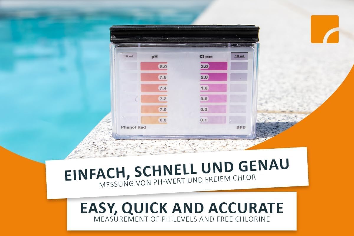 🧼 Zubehör & Pflege – STEINBACH Water Care Starter Set, Pool Chlorine Starter Set for Beginners, Mini Multitabs, Crystal Clear, Dosing Float, Test Kit, pH Lowering & Chlorine Granules, Pool Accessory Set for Beginners – Bild 2