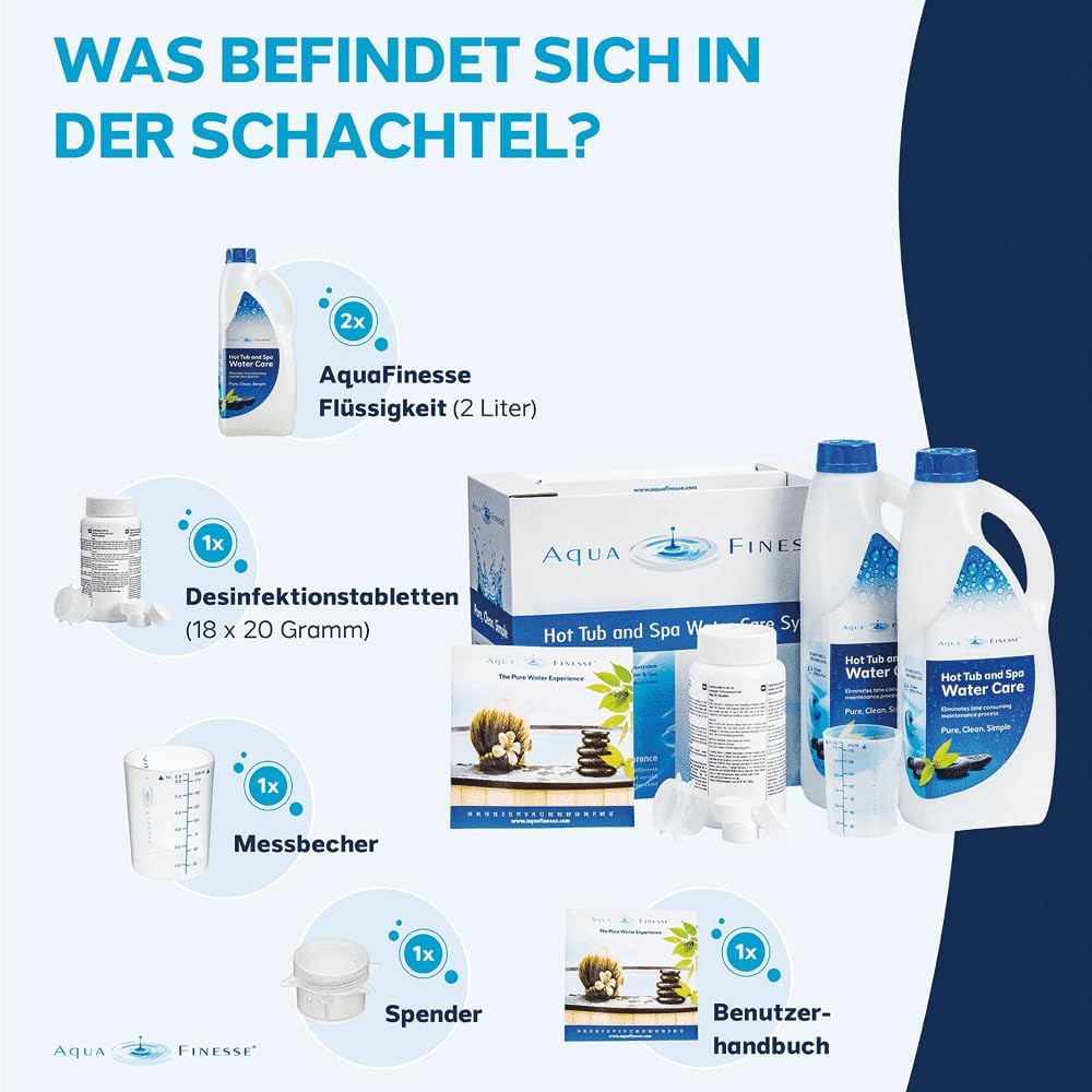 🧼 Zubehör & Pflege – AquaFinesse with Chlorine Tablets + Whirlpool Fragrance Free Whirlpool Water Care – Bild 5