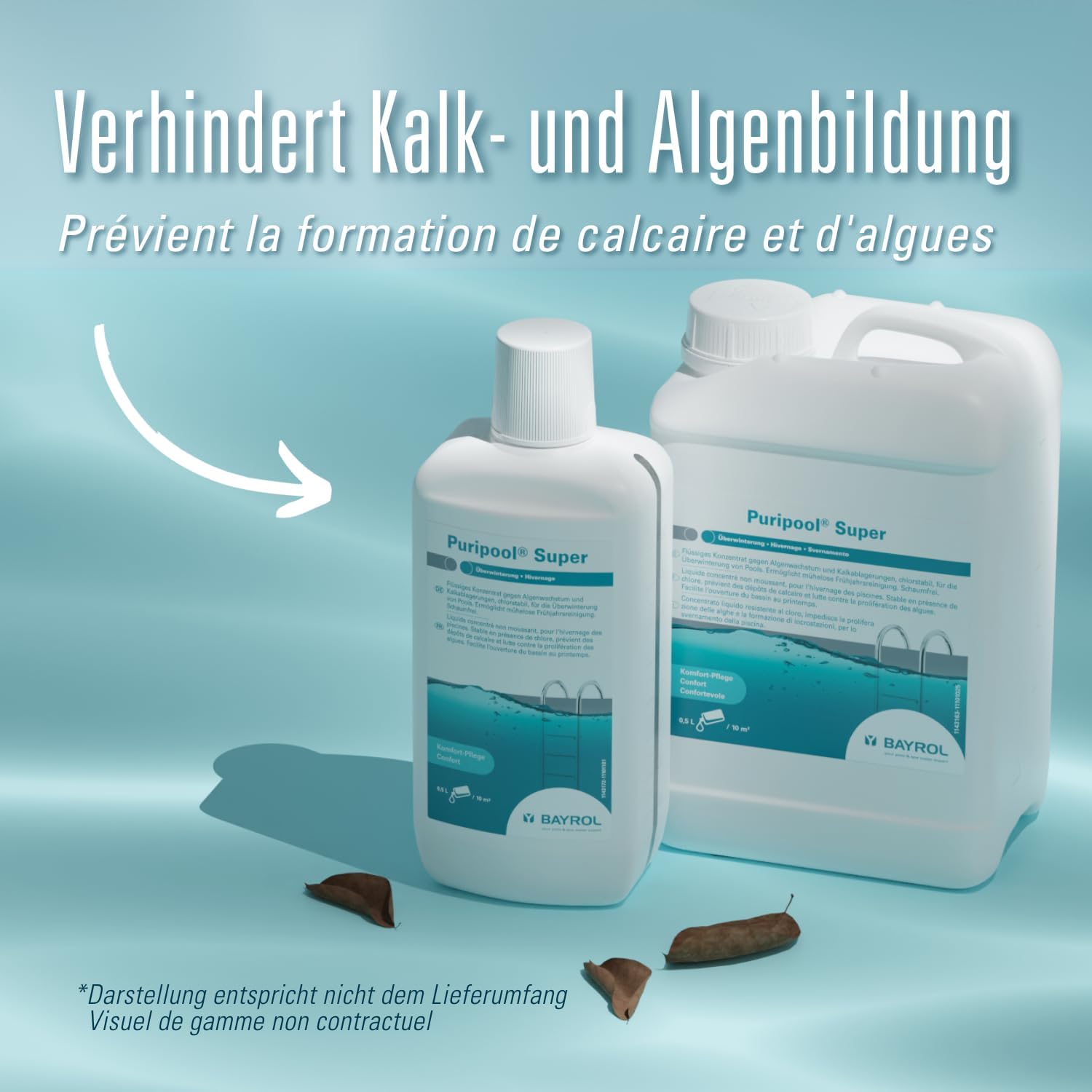 🧼 Zubehör & Pflege – Bayrol Puripool Super - Liquid wintering concentrate, 1 L – Bild 2