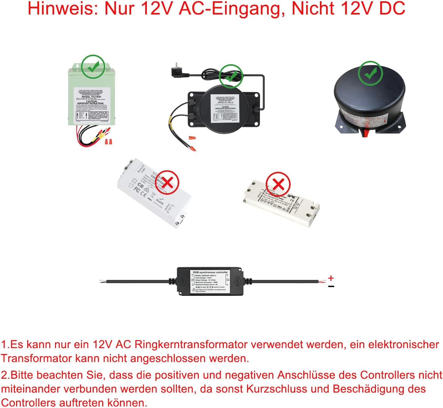 ⭐ Luxus Whirlpools – COOLWEST LED Poolbeleuchtung 36W PAR56 RGBW Poolbeleuchtung Unterwasser Externe Synchronisation IP68 mit Fernbedienung Poolbeleuchtung Unterwasser AC 12V für Schwimmbad- und Gartenbeleuchtung – Bild 3