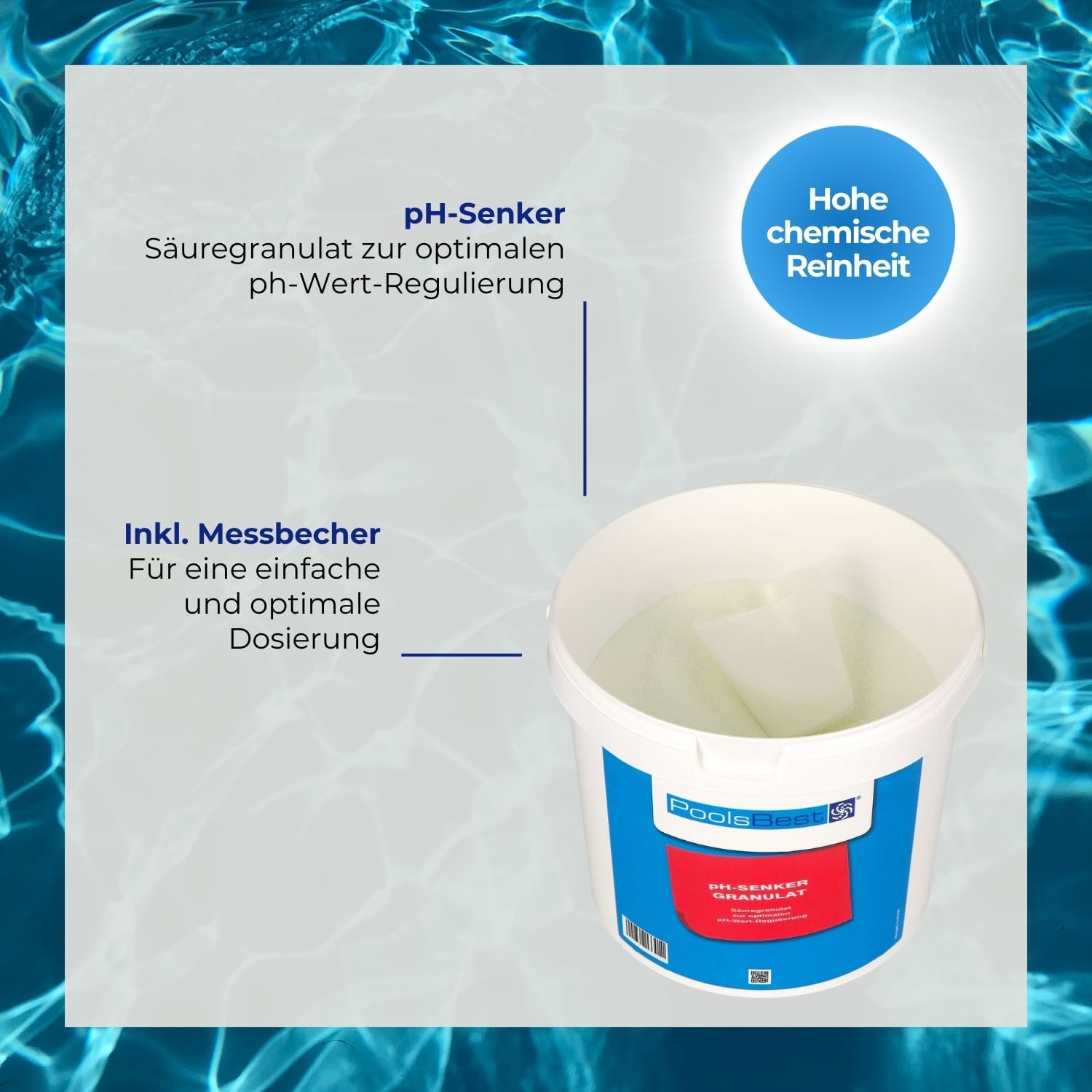 🧼 Zubehör & Pflege – POOLSBEST pH reducer granules, 5 kg – Bild 3