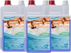 🧼 Zubehör & Pflege – KaiserRein 3 x 1 L (3 L) Whirlpool Disinfectant for Reliable Water Care, Whirlpool Cleaner, Disinfectant, Whirlpool Cleaner, Pool Cleaner