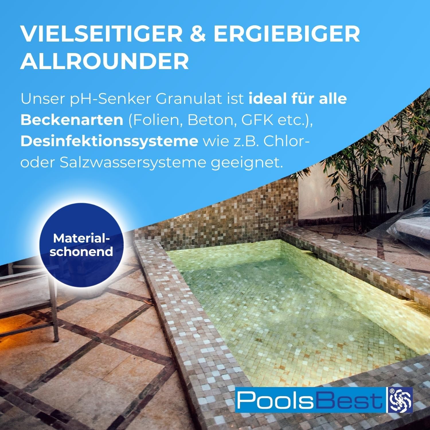 🧼 Zubehör & Pflege – POOLSBEST pH reducer granules, 5 kg – Bild 6