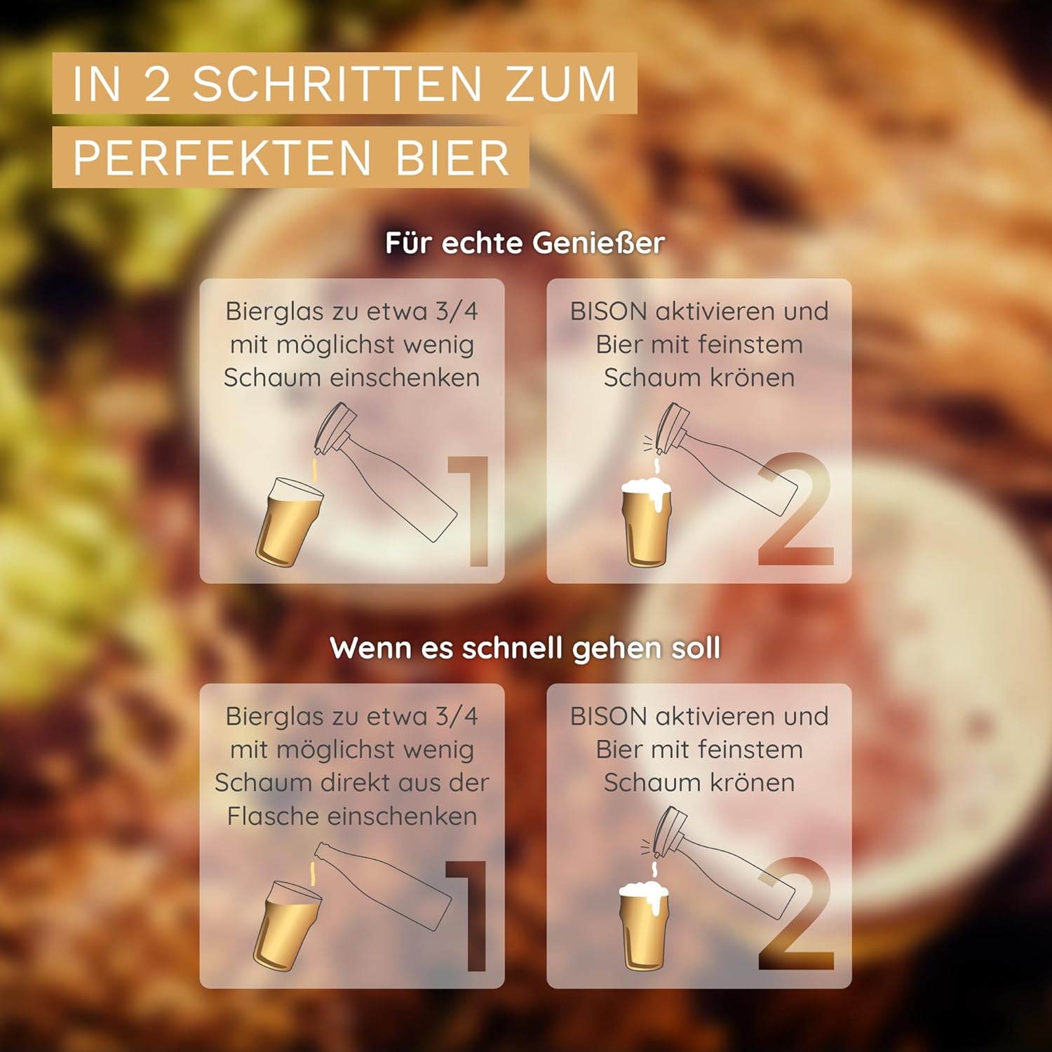 🎯 Whirlpool Gadgets – BISON Beer Sonicator | Ultrasonic Bottle Attachment for Beer Like Freshly Tapped | Gifts for Men – Bild 5