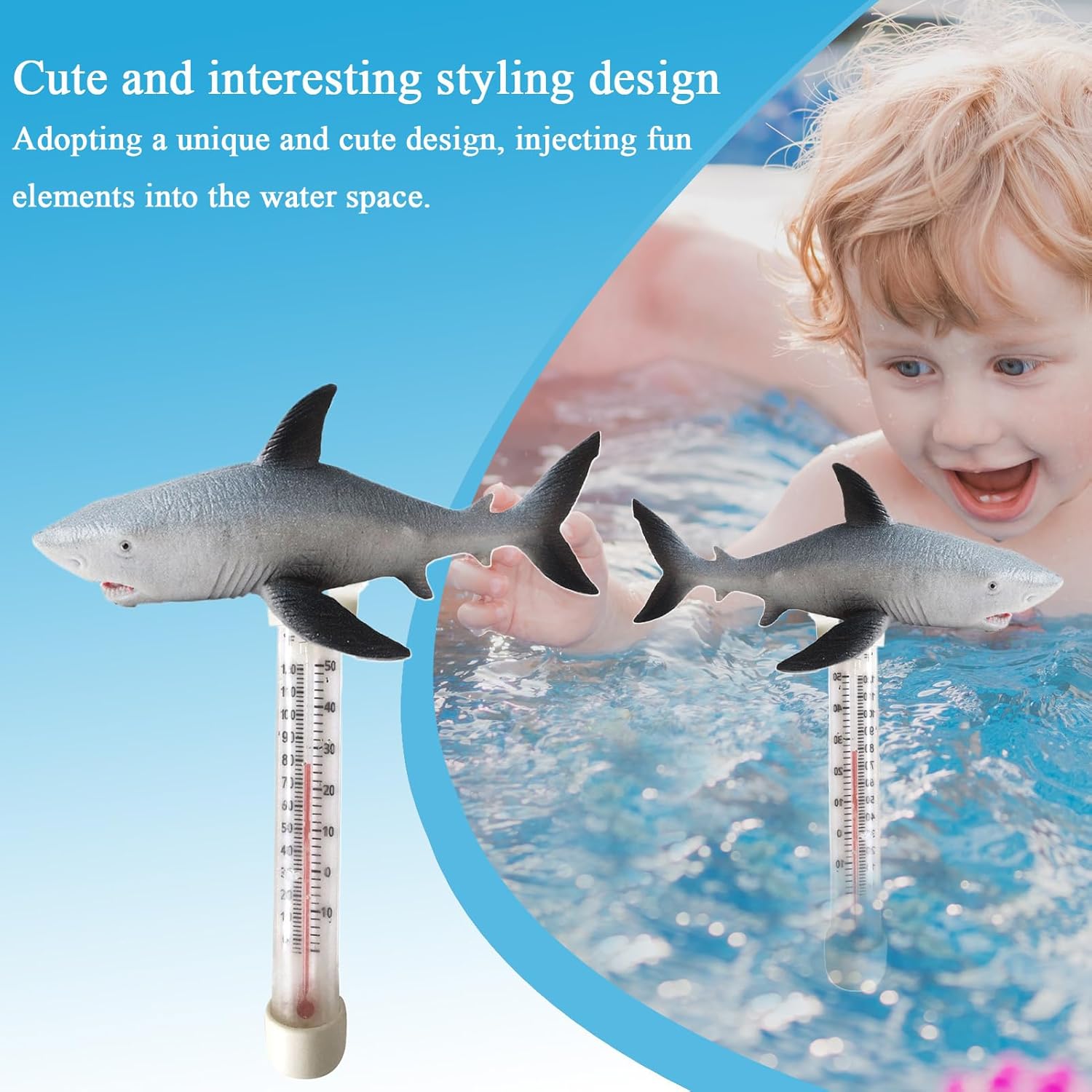 👨👩👧👦 Whirlpools für Familien & Gruppen – Wasserthermometer | Badethermometer mit Tiermotiv, Thermometer für Pool, Spa, Dusche, See, Outdoor, Indoor, Familie, Whirlpools, Naturpools – Bild 9