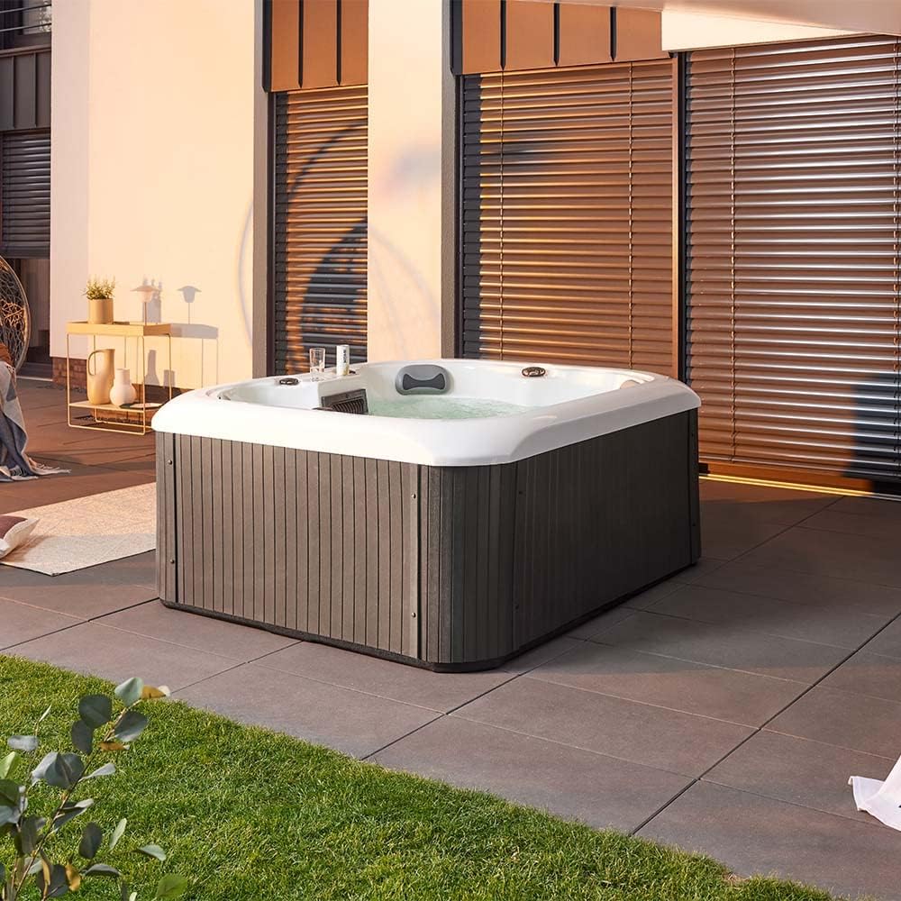 ⭐ Luxus Whirlpools – Home Deluxe – Außenwhirlpool – Sea Star Pure – Maße 180 x 160 x 79 cm – inkl. Heizung, 19 Massagedüsen und 15 Lichtquellen I Außenwhirlpool Spa für 4 Personen – Bild 2