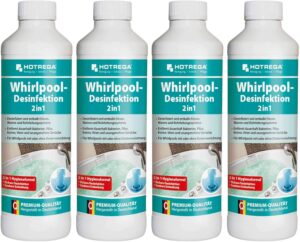 🧼 Zubehör & Pflege – Hotrega H150200 Whirlpool Disinfectant 2 in 1 Set of 4