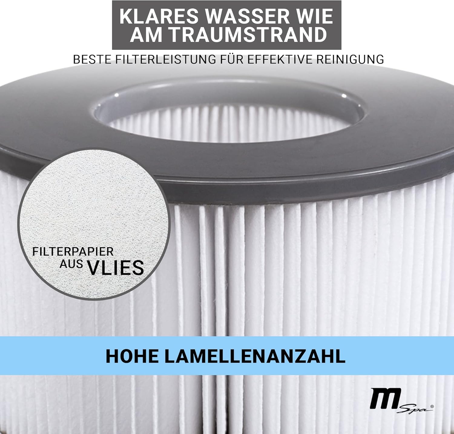 👨👩👧👦 Whirlpools für Familien & Gruppen – Miweba MSpa Whirlpool Ersatzfilter/Filterhalter für aufblasbare Pools – Delight – Premium – Elite – Concept – Bild 3