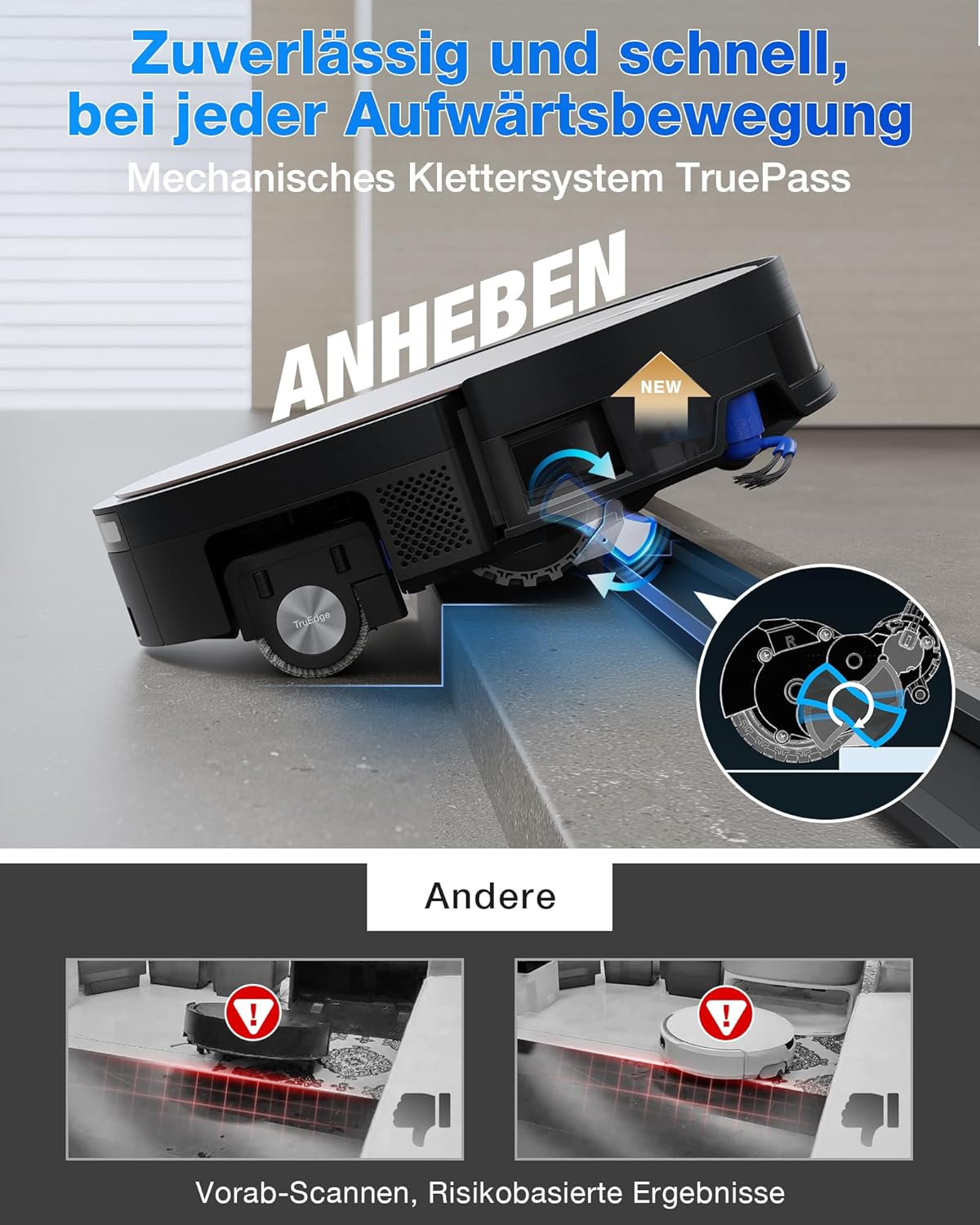 🧼 Zubehör & Pflege – ECOVACS X11 OMNICYCLONE Robot Vacuum Cleaner with Mop Function, Blast + 19,500 Pa, Ultra-Fast Battery Charging, OZMO Scooter 2.0, Climbing Max. 4 cm Height, Extending Mop, PureCyclone 2.0 Auto – Bild 6