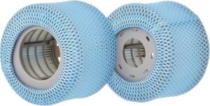 ⭐ Luxus Whirlpools  – 2er-Pack Filterkartuschen mit Schutznetzen für MSpa Whirlpoal, Ersatzfilterkartusche für aufblasbaren MSpa-Pool, Filterkartuschenzubehör für MSpa Whirlpoals