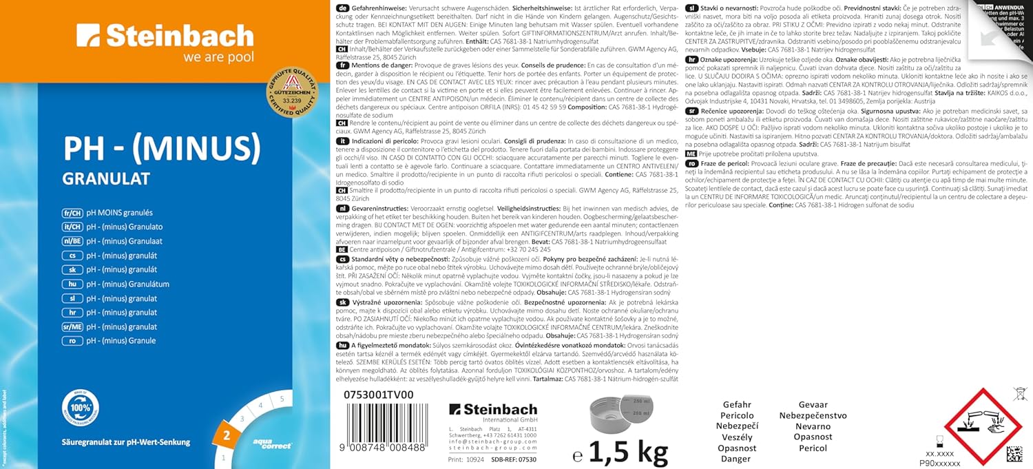 🧼 Zubehör & Pflege – Steinnach Pool Chemistry Sets, White – Bild 8