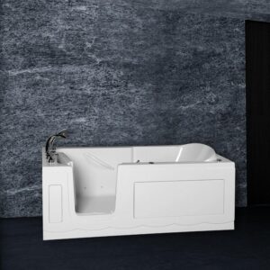 ⭐ Luxus Whirlpools  – Luxuriöse Tür-Seniorenbadewanne F1 Whirlpool Acryl-Seniorenbadewanne 170 x 75 cm Modell 2024