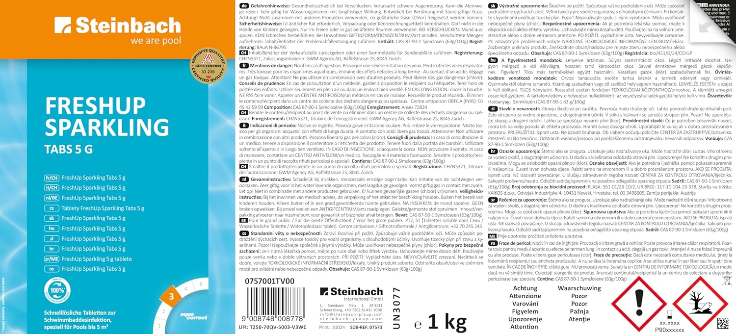 🧼 Zubehör & Pflege – Steinnach Pool Chemistry Sets, White – Bild 12