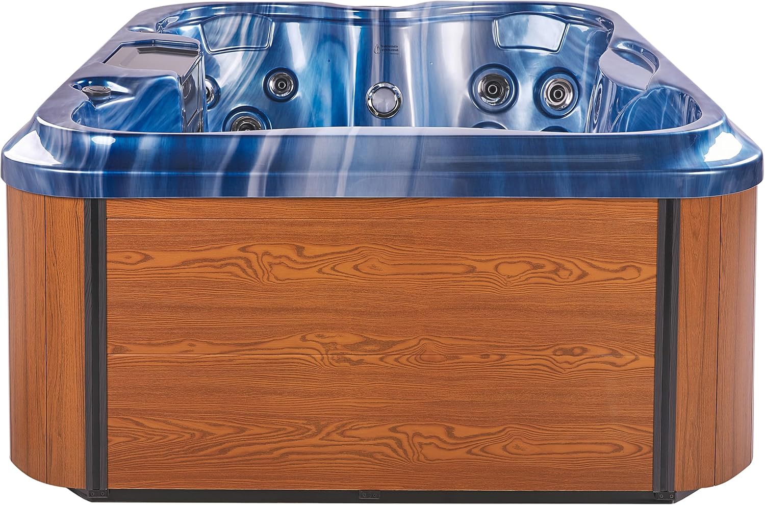 ⭐ Luxus Whirlpools – Arcelia Luxuriöser Outdoor-Whirlpool für 4 Personen mit LED-Regenschutz, Blau – Bild 8