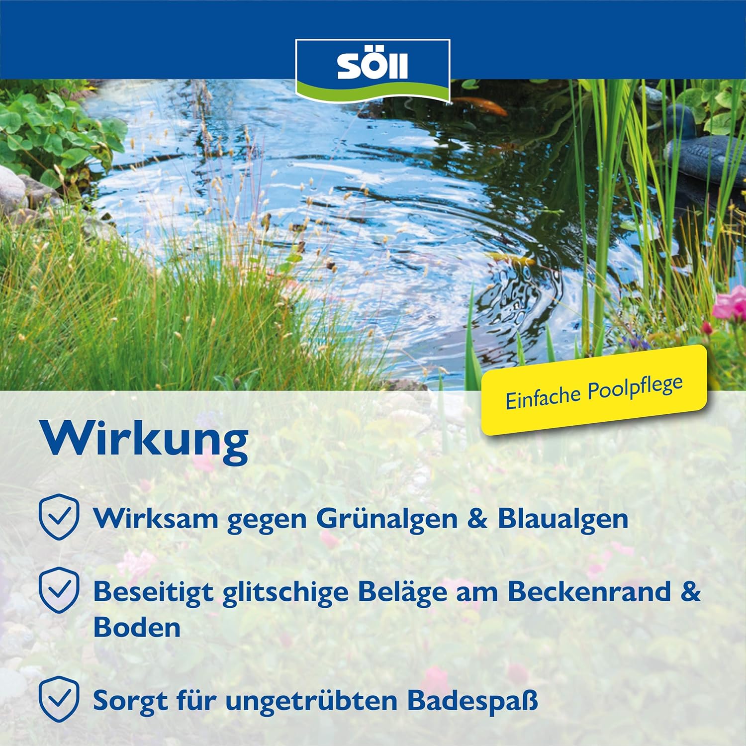 🧼 Zubehör & Pflege – Söll Algae Free Agent - For Pools and Paddling Pools – Bild 2