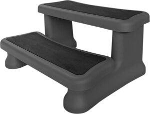 👨‍👩‍👧‍👦 Whirlpools für Familien & Gruppen – CANADIAN SPA CO. Universelle Whirlpool-Treppe, 2 Stufen, 40 x 72 x 52 cm, Einstiegshilfe für den Pool, rutschfest und tragbar, Whirlpool-Zubehör