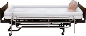 ⭐ Luxus Whirlpools  – Aufblasbare Badewannen, 195 x 90 x 22 cm, Badewanne faltbar mit Wasserbeutel für Behinderte, Senioren, Schwangere, Baden im Bett, Ganzkörperbaden