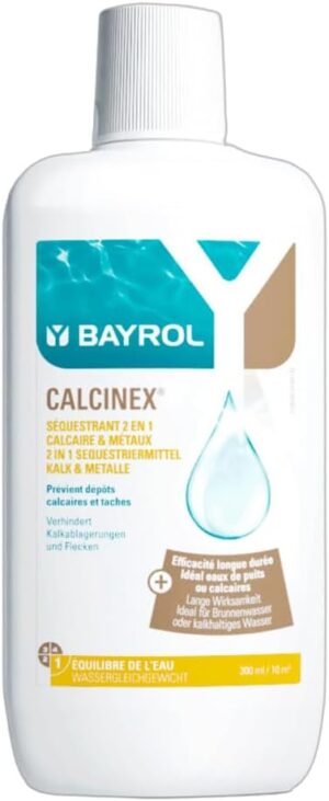 🧼 Zubehör & Pflege – Bayrol Calcinex Reliably Prevents Limescale and Metal Deposits in the Pool